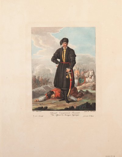A zaporozsi kozák tiszt, 1812 alkotó: Yegor Karneyev