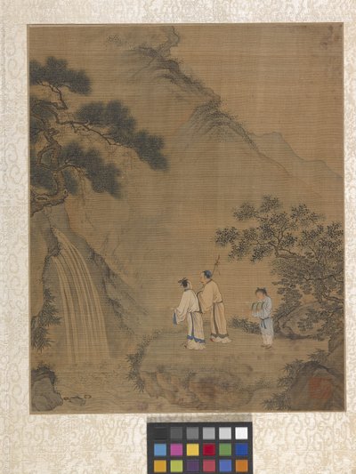 Album Garden Scene (tinta papíron) alkotó: Ying Qiu
