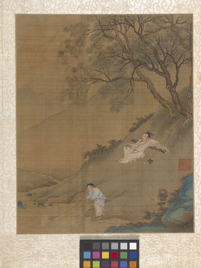 Album Garden Scene (tinta papíron) alkotó: Ying Qiu