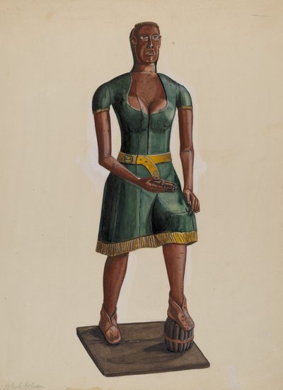 Szivarbolt indiai, 19351942. alkotó: Yolande Delasser