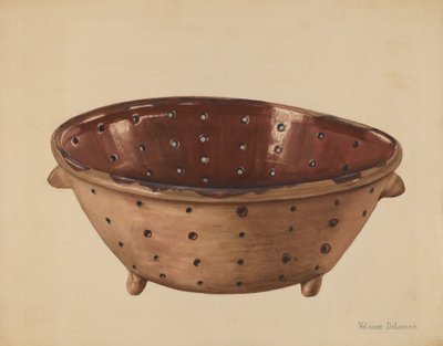 Colander, c. 1936. alkotó: Yolande Delasser
