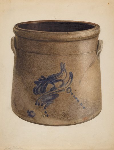Crock, c. 1939. alkotó: Yolande Delasser