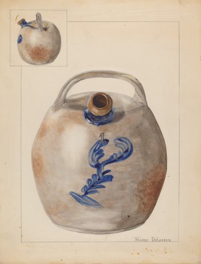 Harvester Jug, c. 1937. alkotó: Yolande Delasser