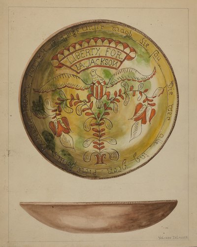 Pa. Német Tábla, c. 1937. alkotó: Yolande Delasser