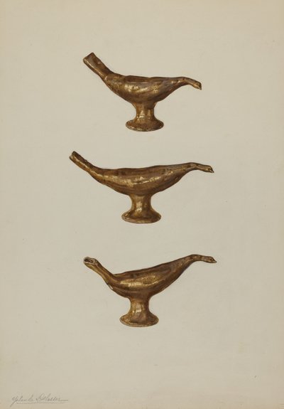 Pa. Német síp, c. 1939. alkotó: Yolande Delasser