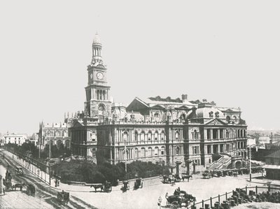 Az új városháza, Sydney, Ausztrália, 1895. alkotó: York and Son