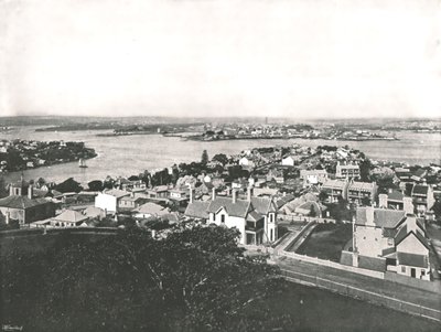 Kilátás az északi partról, Sydney, Ausztrália, 1895. alkotó: York and Son