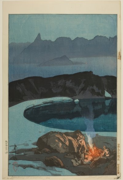 Kemping Washibadake-ben alkotó: Yoshida Hiroshi