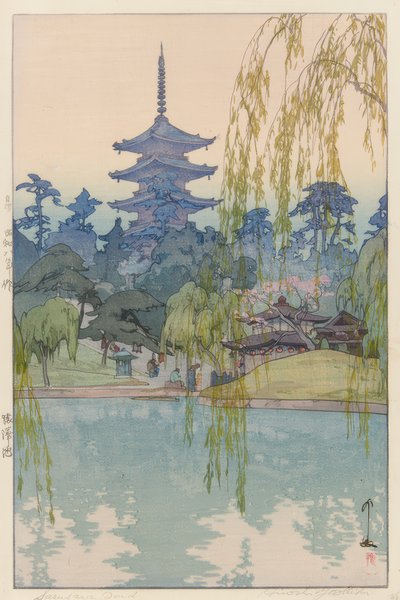 A Sarusawa-tó alkotó: Yoshida Hiroshi