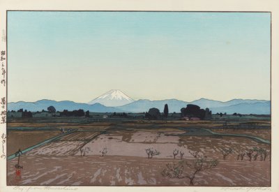 Fuji a Musashino-tól alkotó: Yoshida Hiroshi