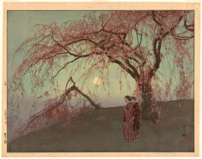 Kumoi cseresznyefák (Kumoi sakura) alkotó: Yoshida Hiroshi