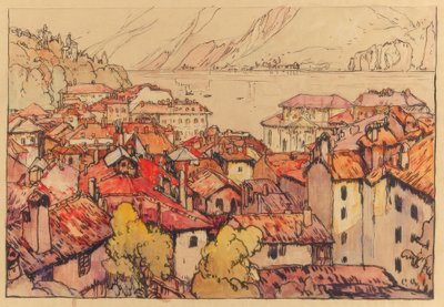 Lugano machi alkotó: Yoshida Hiroshi