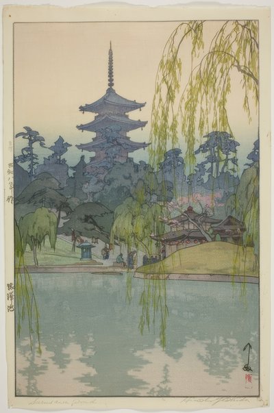 Sarusawa-tó (Sarusawa ike) alkotó: Yoshida Hiroshi