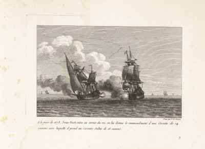 Jan Bart in dienst van de koning van Frankrijk, 1678 Az 1678-as békében Jean-Bart a király szolgálatába lépett, egy 14 ágyús Corvette parancsnokságot kapott, amellyel elvitt egy 16 ágyús Corsair Saltint (cím a tárgyon) Fésűk gyűjteménye alkotó: Yves Marie Le Gouaz