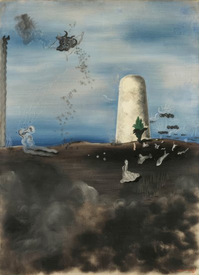 Halál, ahogy családját nézi alkotó: Yves Tanguy