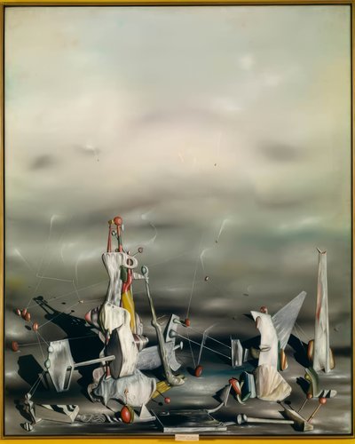 A sziklák üvegpalotája alkotó: Yves Tanguy