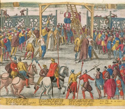 Az Execution of Spell of Brabant, aki más ártatlan embereket is életre keltett alkotó: Zacharias (school of) Dolendo