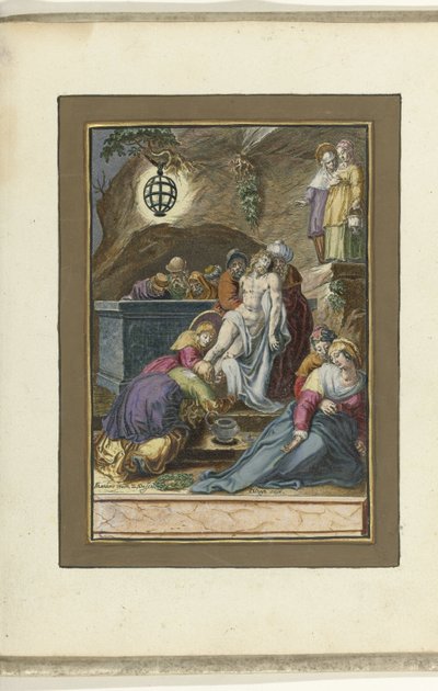 Elföldelés Krisztus szenvedése (sorozat címe) alkotó: Zacharias Dolendo