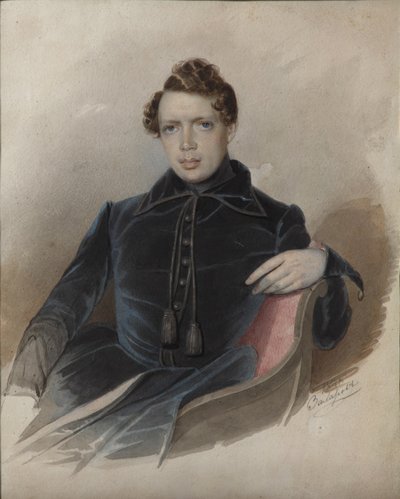 Andrej Nyikolajevics Muravjov portréja 1806-1874, 1841 alkotó: Zakharov
