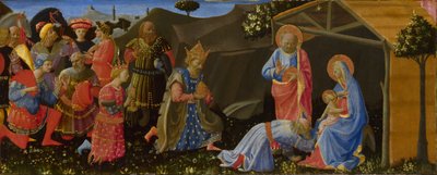 A mágusok imádása c. 1433-1434 alkotó: Zanobi Strozzi