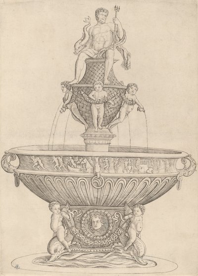 Szökőkút Neptun-szoborral, c. 14801485. alkotó: Zoan Andrea