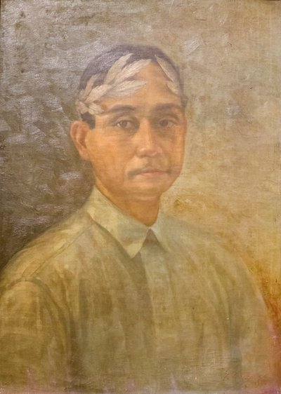 Jose Corazon de Jesus, mint költő díjas portréja alkotó: Zosimo Dimaano