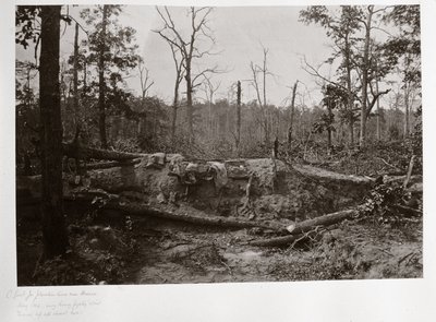 Battlefield of New Hope Church, Georgia, USA alkotó: Ferdinand Georg Waldmuller