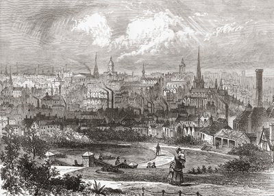 Birmingham, West Midlands, Anglia a 19. század végén, a Saját országunkból, 1898-ban alkotó: Ferdinand Georg Waldmuller