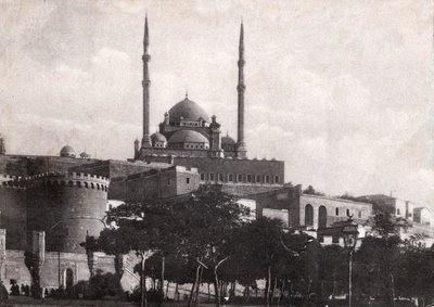 Kairó, Szaladin (Egyiptom) fellegvára. 1920 körül (f/w fotó) alkotó: . .