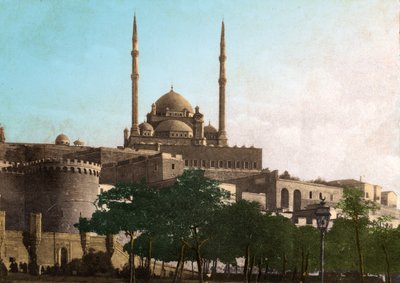 Kairó, Szaladin fellegvára (Egyiptom). 1920 körül (fotó) alkotó: . .
