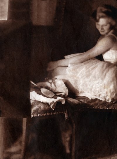 Klasszikus táncos öltöző a páholyában. 1929 (nyomtatott) alkotó: . .