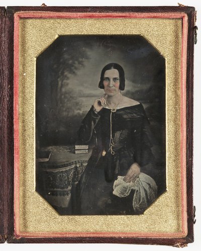 Egy nő dagerrotípiája, 1845 alkotó: Frederick (attr. to) Barnard