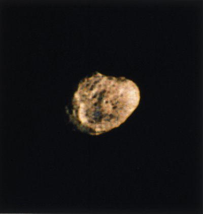 A Hyperion, a Szaturnusz egyik holdja, a Voyager 2 fényképezte alkotó: Ferdinand Georg Waldmuller