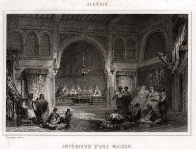 Belső Algériában, 1840 körül (metszet) alkotó: . .