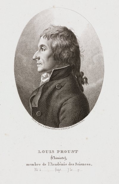 Joseph Louis Proust francia kémikus, 1795 alkotó: Frederick (attr. to) Barnard