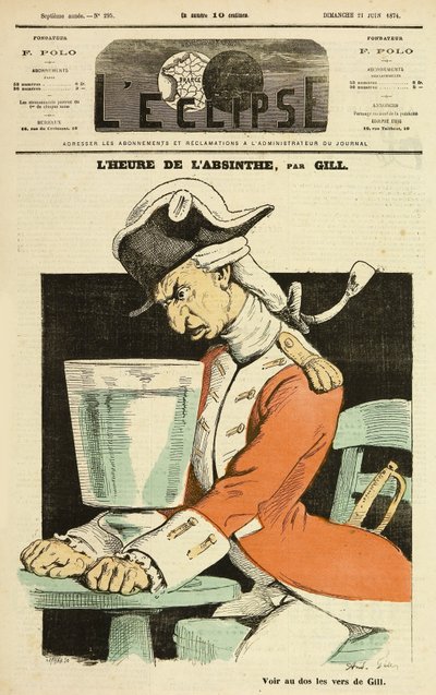 Abszint óra alkotó: Frederick (attr. to) Barnard