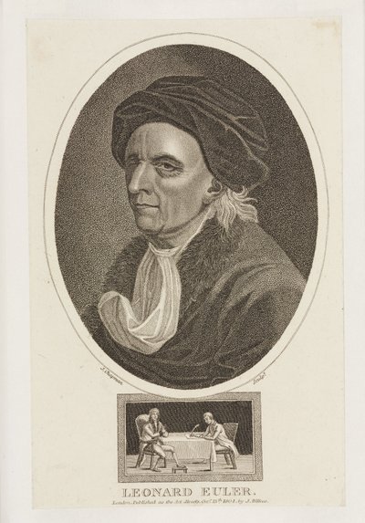 Leonhard Euler, matematikus, 1770-es évek alkotó: Frederick (attr. to) Barnard