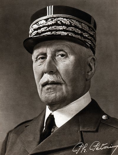 Philippe Petain marsall. Philippe Petain marsall. alkotó: Ferdinand Georg Waldmuller