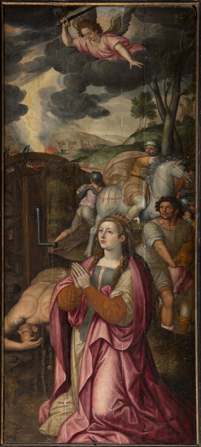 Plébániatemplom (Saint Walburga plébániatemplom). triptikus. alkotó: . .