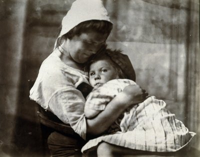 Anya és lánya portréja, 1900-1905 körül alkotó: Frederick (attr. to) Barnard
