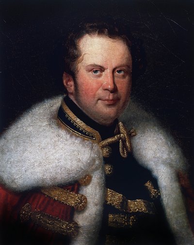 Franz Brunsvik (1777-1849) szlovák csellista, a budapesti városi színház igazgatója portréja. alkotó: William Walcutt