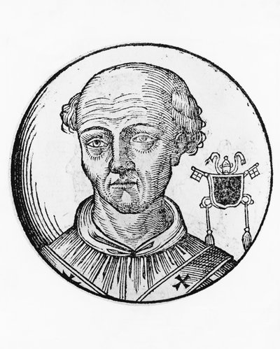 XII. János portréja (Octavianus of Tusculum, 937-964 körül) alkotó: William Walcutt