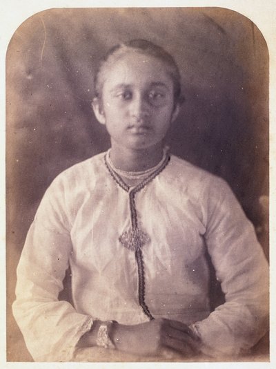 Egy fiatal nő portréja, Ceylon, 1875 alkotó: Ferdinand Georg Waldmuller