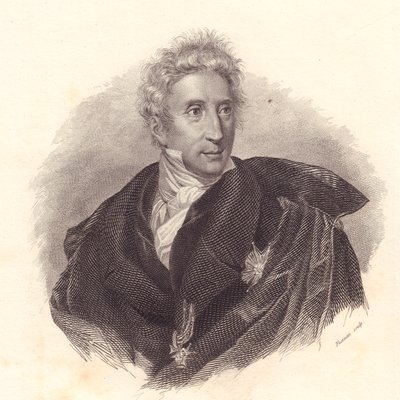 Leopoldo Cicognara (1767-1834) művészettörténész portréja, Fusinati rézmetsze Lipparini portréjából alkotó: William Walcutt