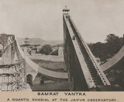 Samrat Yantra a Jaipur Obszervatóriumban, Indiában alkotó: Frederick (attr. to) Barnard