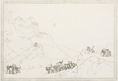 Az első Csatorna átkelés ballonnal, 1785. január 7 alkotó: Frederick (attr. to) Barnard