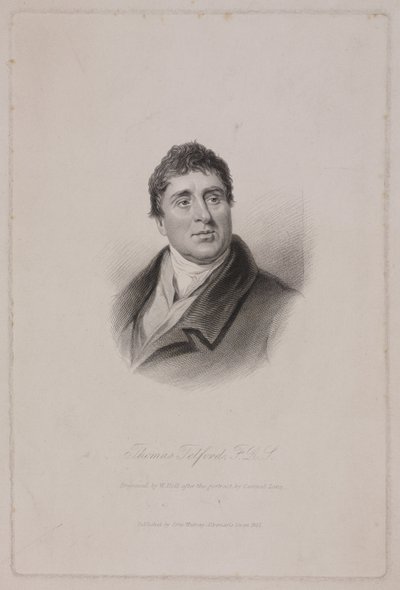 Thomas Telford FRS, skót építőmérnök, 1810 alkotó: Frederick (attr. to) Barnard