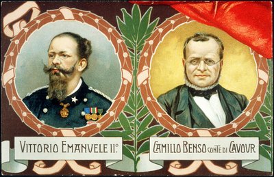 VITTORIO EMANUELE II ÉS CAVOUR 1911 alkotó: . .
