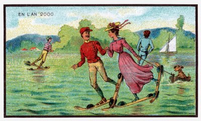 Vízi korcsolya, 1910 körül alkotó: . .