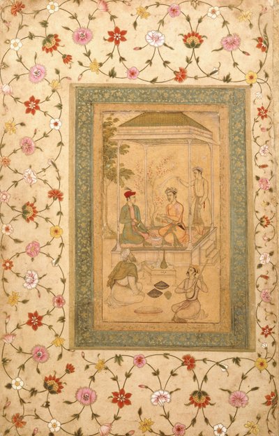 Akbar fiai, Daniyal szultán és Murád szultán, 1600-1605 körül alkotó:   Manohar